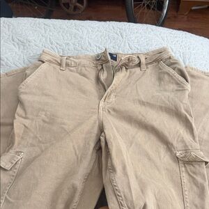 Hollister Women's Tan Cargo Jeans
